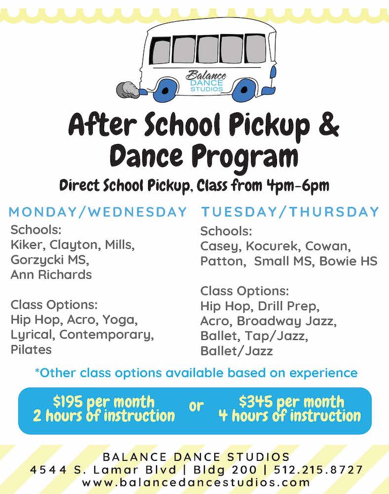 Bus Balance Dance Studios Dance Classes Adults Kids